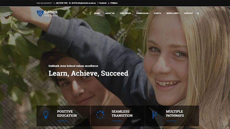 school website design adelaide